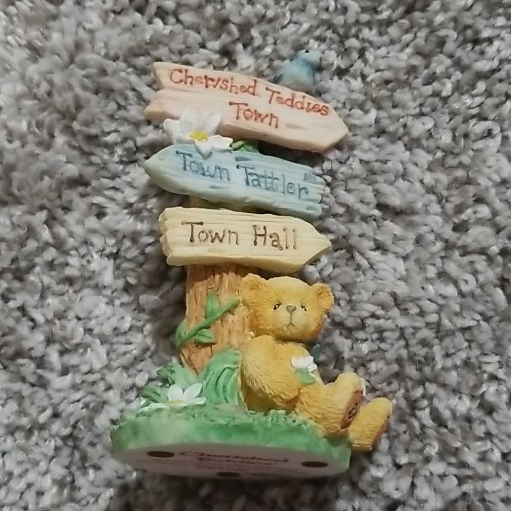 Cherished Teddy Sign
